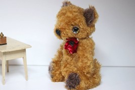 Teddy bear/Artistic teddy bear/Ginger plush bear/Soft sculpture teddy/Ha... - £138.32 GBP