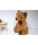 Teddy bear/Artistic teddy bear/Ginger plush bear/Soft sculpture teddy/Ha... - $236.84 CAD