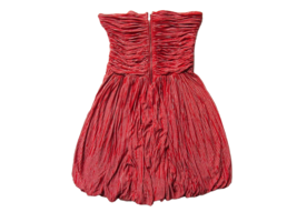 NWT Plenty by Tracy Reese Strapless Bubble in Tomato Buttermilk Striped Dress M - £17.34 GBP