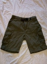 Mens Official Boy Scouts Of America Forest Green Relaxed Medium Shorts With Belt - £22.82 GBP