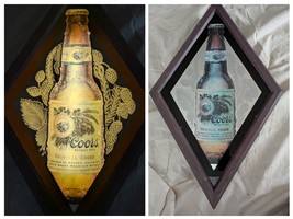 Coors Original Bouteille Miroir Diamant Bière Signe Homme Étui 32 X 20 I... - €202,87 EUR