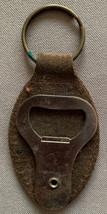 Bull Durham Cigarettes Leather Key Chain with Metal Bottle Opener Attached - $4.00