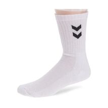Hummel Basic Mens Socks, pack of 3 - UK 7-11, White  - $30.00
