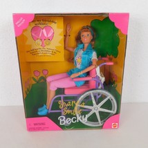 Share A Smile Becky #15761 Special Edition Wheel Chair Mattel Barbie Doll 1996 - £30.36 GBP