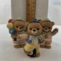 Homco Circus Teddy Bears #1449 Porcelain Figurines Lot of 3 - $156.14 MXN