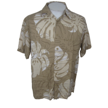 Cubavera Men Hawaiian camp shirt p2p 22 M aloha luau tropical abstract vintage - $19.79