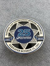 National Law Enforcement Officers Memorial 25 Years Police 1991 Challeng... - $54.45