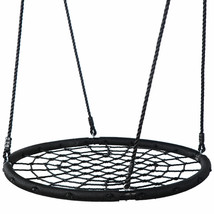 Tree Swing Platform Spider Web Hanging Straps Net Kit Kids Swing Holds 600Lbs - £70.33 GBP