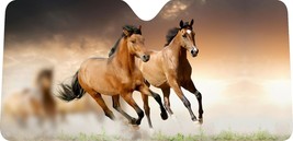 Running Horses design car window Sun shade , made to order, select your ... - $24.99