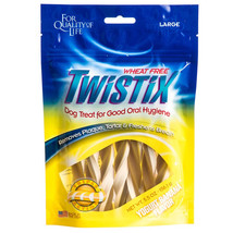 [Pack of 4] Twistix Yogurt Banana Flavor Large Dog Treats 5.5 oz - £32.87 GBP