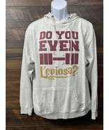 VGT Delta Fleece Hoodie Do You Even Leviosa Hooded Sweatshirt Gray Fleec... - $349.28 MXN