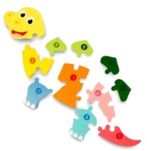 Puzzle Educational Wooden Inlay Jigsaw 10-12 Piece Kids Choice Of Charac... - $12.99