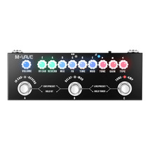 Electric Guitar Multi Effects Pedal Chorus Phaser Delay Reverb Black P0M6 - £52.96 GBP
