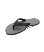 Rainbow Sandals men&#39;s classic rubber sandal in Black/Grey - size 3XLarge... - $39.60