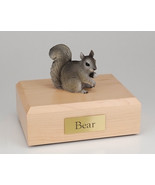 Squirrel Gray Figurine Wildlife Cremation Urn Available in 3 Colors &amp; 4 ... - £133.39 GBP+