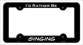 Singing Novelty Metal License Plate Frame LPF-108 - $353.59 MXN