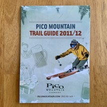 2011-2012 PICO MOUNTAIN Resort Ski Trail Map Vermont Killington James Niehues - £10.34 GBP