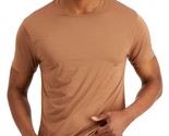 Alfani Men&#39;s Air Mesh Crew Neck Stretch Undershirt in Brownie-Large - $12.99