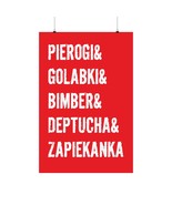 Matte Vertical Posters Its a Polish thing Poland pierogi golabki bimber ... - $30.28