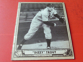 1940 Play Ball Dizzy Trout # 44 Detroit Tigers Baseball !! - £39.10 GBP