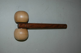 2 Ball Wood Back Muscle Massager Hand Held Vintage? - £11.87 GBP
