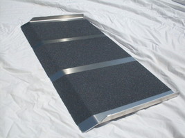 NEW Aluminum Solid Mobility Wheelchair Ramp 16&quot; X 36&quot; Light Weight 1&quot; Sides - £84.94 GBP