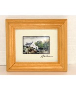   Miniature Views Of Ireland Original Framed Watercolor by A. O&#39;Shea  - $411.50 MXN