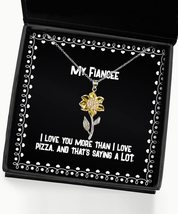 Unique Idea Fiancee Gifts, I Love You More Than I Love Pizza, and That&#39;s Saying  - £39.01 GBP