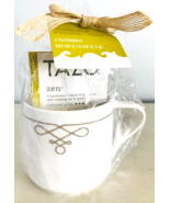 Starbucks Ceramic Coffee Mug &amp; Tazo Green Tea 12 oz 2014 NWT Gift Set - £8.09 GBP