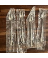 4 Oneidacraft Deluxe Stainles Ice Cream Sundae Dessert BABY Spoon CHATEA... - $17.56