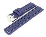 HIRSCH Freestyle Leather Watch Strap Water-resistant - Blue - L - 18mm - £48.54 GBP