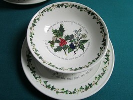 Portmeirion The Holly And The Ivy Bowl And Platter Set Christmas Decor Pick 1 - £129.77 GBP