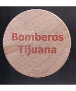 Firemen TIJUANA BOMBEROS  PARQUE TEMATICO Wooden Chip - $37.06 MXN