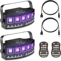 Mini Strobe Party Light, Hakuta 45 Leds Dj Projector Lights Sound, 2 Pack - £34.36 GBP