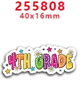 10 pcs Back to School Pattern Leopard Planar Resins Crafts for DIY -PR25... - $69.29 MXN