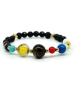 Solar System Bracelet 30016 Educational Jewlery Planets Semi-precious Stone - $19.15 CAD