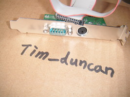 Dell Serial PS2 RS232 Add In Card bracket Cable Full Height Y9003 F3636 - $2.58