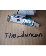 Dell Serial PS2 RS232 Add In Card SFF LOW bracket Cable half-Height Y900... - $2.58