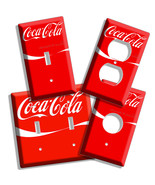 RED COKE WHITE WAVE COCA COLA LIGHT SWITCH OUTLET WALL PLATE COMBO KITCH... - $26.05 CAD+