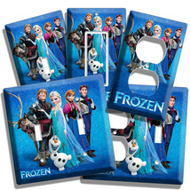 Disney Frozen Anna Elsa Hans Olaf Living Room Decor Light Switch Outlet Plates - £7.18 GBP