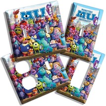 MONSTERS INC UNIVERSITY MIKE SULLY LIGHT SWITCH COVER OUTLET KIDS ROOM D... - £14.15 GBP+