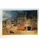 MICHEL DELACROIX Place Saint-Michel au ciel d’orage PARIS FRANCE POST CARD - $17.62 CAD