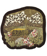 Quiet Pond: Quilted Art Wall Hanging, Oriental fabrics - $465.00