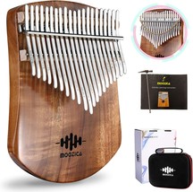 Moozica 21-Key Solid Acacia Koa Kalimba Thumb Piano, Single Solid Wood - $68.96