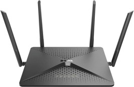 Black Dir-882-Us D-Link Wifi Router, 4X4 Wireless Internet For Home, Ac2600 - $75.98