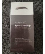 Eyebrow Stamp Brow Shaping Kit Definer Makeup Powder Stencils Set Dark B... - $187.01 MXN