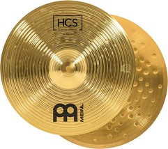 Meinl 14” Hihat (Hi Hat) Cymbal Pair – HCS Traditional Finish Brass for Drum - £96.62 GBP