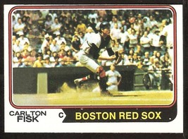 Boston Red Sox Carlton Fisk 1974 Topps Baseball Card # 105 ex/em  ! - £6.27 GBP