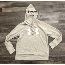 Under Armour Mens Medium Beige Hoodie Sweatshirt Pullover - $13.97