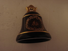 Limoges Castel France Blue Gold Porcelain Bell - $14.99